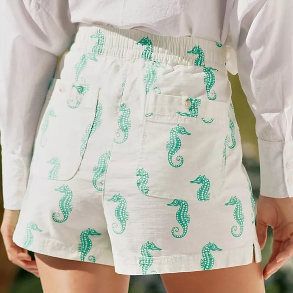 Maeve Escape Seahorse Shorts - Picture 2 of 4